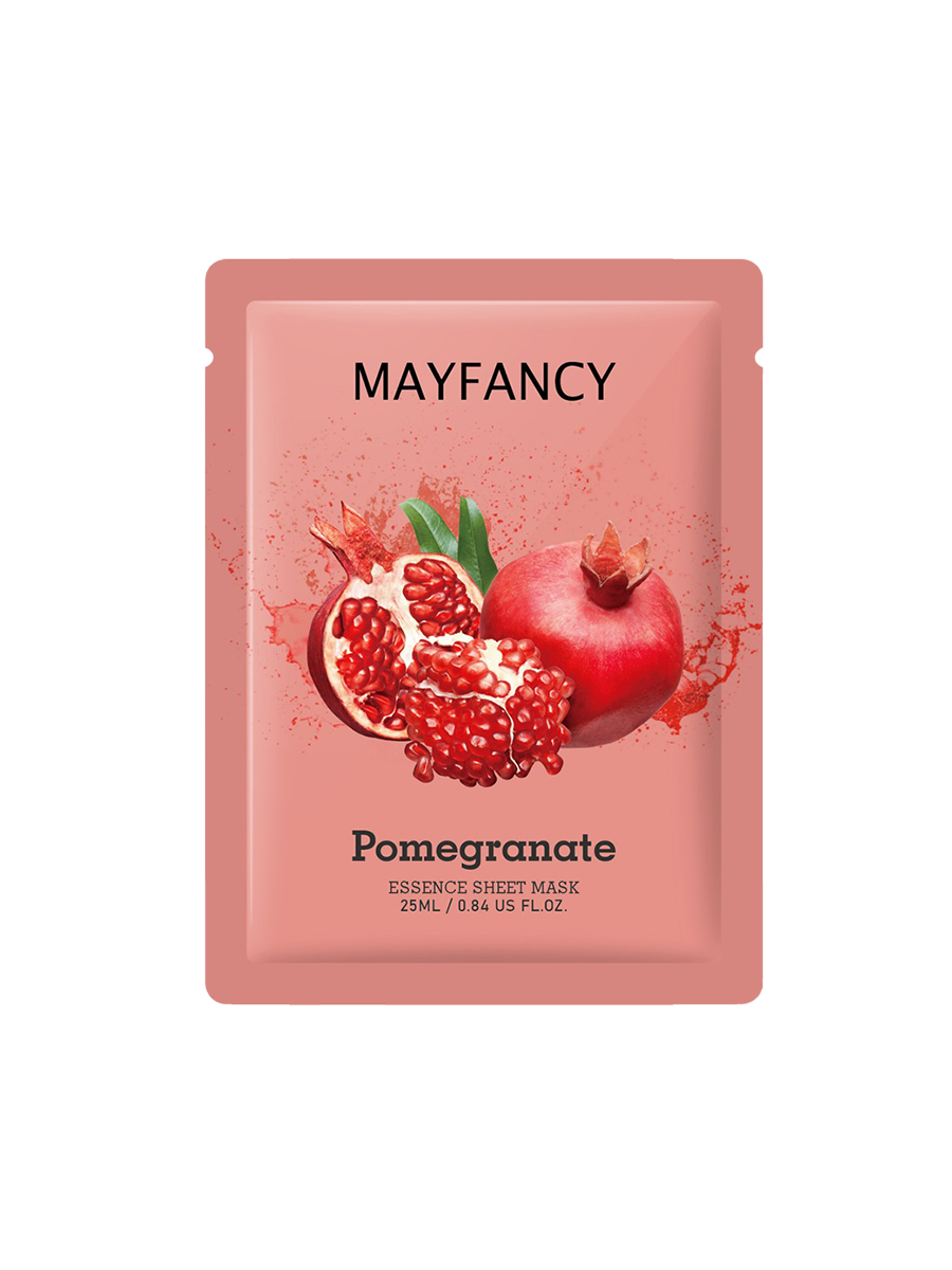 ماسک ورقه زیبایی میوه انار مرطوب کننده MAYFANCY